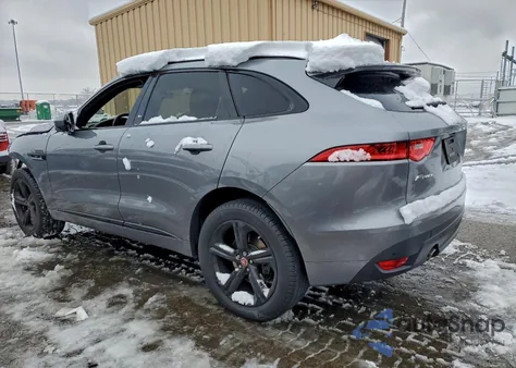 2020 Jaguar F-Pace Checkered Flag из США, поврежденный, VIN SADCP2FXXLA620334